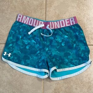 Girls Under Armour Running Shorts